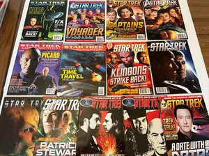 Lot of 13 STAR TREK Magazines-- Next Generation Voyager Picard Data Borg Klingon - Picture 1 of 5