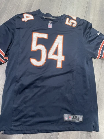 Chicago Bears BRIAN URLACHER 2XL Mens Jersey Reebok NFL Equipment Football GSH Cover