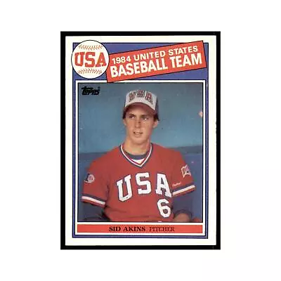 1985 Topps Sid Akins Baseball Cards #390 - Image 1 of 3