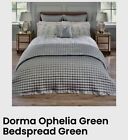 DORMA Ophelia Luxury Quilted Bedspread & 2xSquare Pillowcases-RRP £140 BARGAIN!