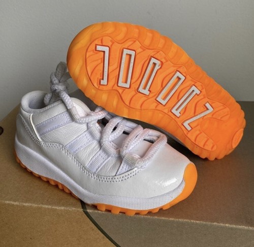 Scarpe da ginnastica Nike Air Jordan 11 retrò basse PS DJ4328 139 bianche agrume taglia 12 5 C