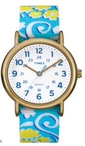 Timex TW2P90100 Reloj Analógico Fin de Semana Reversible Correa de Nylon Totalmente NUEVO - Imagen 1 de 2
