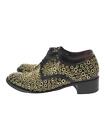 PRADA Dress Shoes 35 BLK GLD Leather Studded Leather Shoes