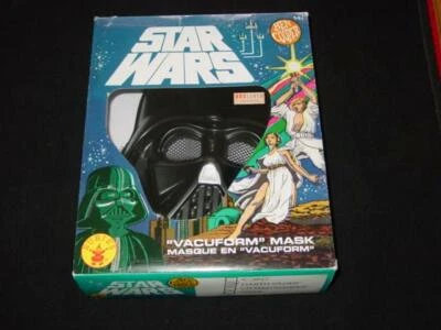 STAR WARS Ben Cooper - DARTH VADER "Vacuform" Mask - Rubie's Costume Halloween - Image 1 of 4