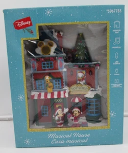 Disney Musical Toy Shop 2024 Weihnachtsdorf Haus 5967785 8 Lieder LED - Bild 1 von 6