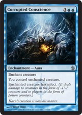 MTG magic cards 1x x1 Light Play, English Corrupted Conscience Mirrodin Besieged