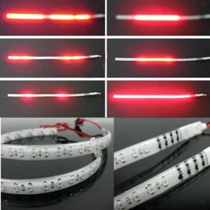 2pcs 30 Centimetri LED Rosso Knight Rider Flash Scanner Strobo Luce Di Striscia - Foto 1 di 5