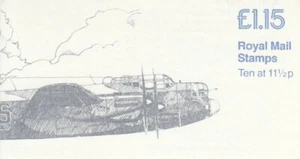 1981 - Avión militar (5) - Folleto de estampillas plegadas - SG-FI1b - Imagen 1 de 1
