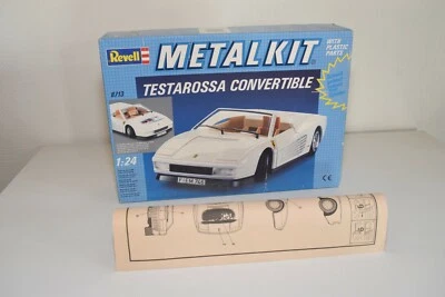 V 1:24 REVELL KIT FERRARI TESTAROSSA CABRIOLET BOITE VIDE D'ORIGINE PROCHE DU... - Photo 1/3