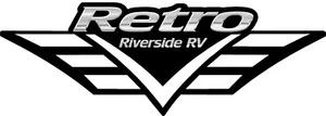 4x RV Graphics Riverside RV Retro OEM Black Restore Update Travel Trailer - Bild 1 von 1