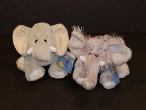 Webkinz Velvety Elephant HM167 & Elephant HM007 UNUSED SEALED CODES Plush Lot - Picture 1 of 21