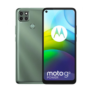 Motorola Moto G9 Power - 64GB 128GB - Metallic Sage - Dual SIM Unlocked - V.Good
