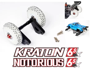 Barra de ruedas doble chispa trasera ara320758 para arrma 1/8 kraton notorious v6 blx exb - Imagen 1 de 5