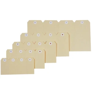 Avery Shipping Tags Buff No. 1 2 3 4 5 6 7 8 Box of 1000 - Picture 1 of 19