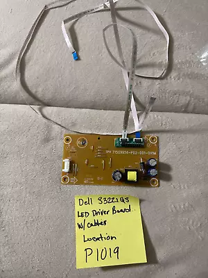 Dell S3221QS LED Driver Board W/Cables 715G9956-P02-001-0H1M - NO MONITOR - Image 1 of 3