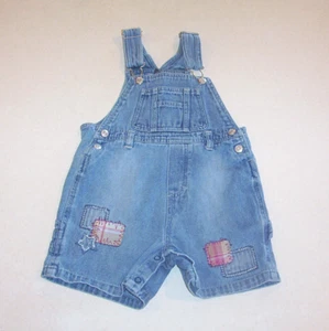 Pantalones cortos de mezclilla de algodón aplicados para bebés niñas 24 meses - Imagen 1 de 2