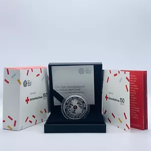 2020 Royal Mint 150th Anniv of British Red Cross £5 Silver Proof Piedfort Coin - Picture 1 of 5