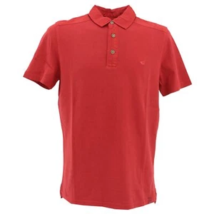 CAMEL ACTIVE Herren kurzarm Polohemd Poloshirt Baumwolle red rot 25061 - Picture 1 of 2