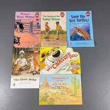 The Clever Jackal, and Save the Sea Turtles! Children's Paperback Books LOT OF 6