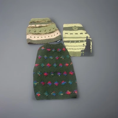 dog sweater handmade Knit M Beaded  - Image 1 of 4