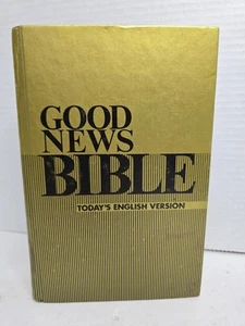 Good News Bible Today's English Version 1976 Hardcover Gold - Imagen 1 de 5