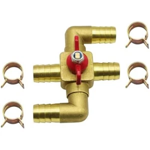 Válvula de derivación de núcleo de calentador de 4 vías de latón macizo para automóvil manual integrado - Imagen 1 de 5