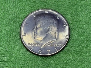 1971 D Kennedy Half Dollar DDO, DDR & RPM Error Coin BU from Mint Set- Toning - - Picture 1 of 15