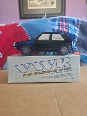 Volkswagen Rabbit Light Musk Avon 1980 de colección azul para hombre Colonia 3 oz. Foto 1 de 3