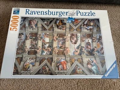 RAVENSBURGER SISTINE CHAPEL 5000 PC. JIGSAW PUZZLE 2014 Approx. 60 X 40 In. New - Image 1 of 2