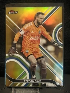 Stefan Frei /50 gold 2022 topps finest - Picture 1 of 2