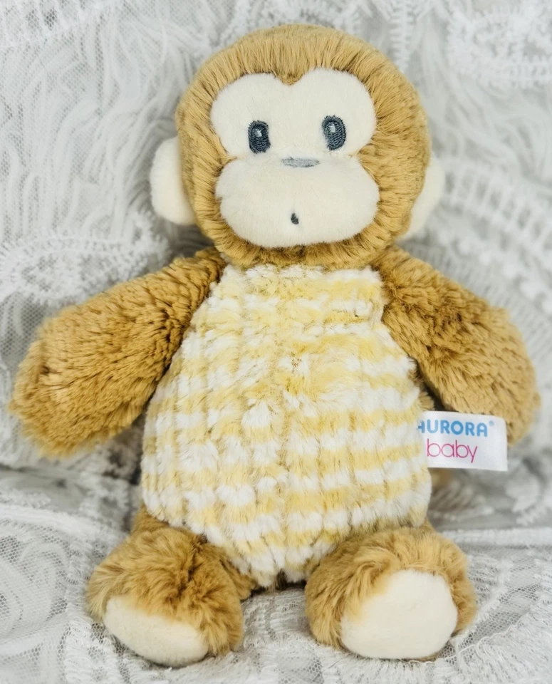 Peluche Aurora Baby Limited Mono Lovey Peluche Bebé Ojos Cosidos 2018 Foto 1 de 4