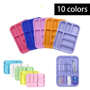 1Pcs Dental Instruments Trays Colorful Plastic Trays Autoclable Box Dentistry - Picture 1 of 32