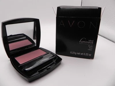Avon Ideal Luminous Blush Soft Plum Full Size Discontinued New In Box 2012 - Image 1 of 4