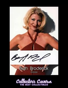 Beth Broderick Signed 5x7 Custom Photo - (Sabrina the Teenage Witch) - JSA COA - Picture 1 of 3