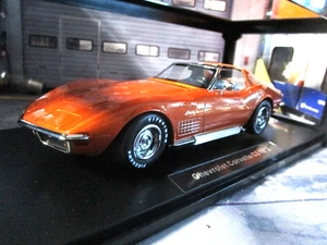 CHEVROLET Corvette C3 Stingray tetto a T 1972 MKI arancione 181223 KK metallo 1:18 - Foto 1 di 7