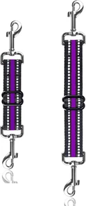 Chenglife Dog Safety Clip, 2 Pcs Adjustable Reflective Puppy Collar Clip, Dual A - Picture 1 of 12