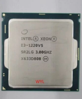 Intel Xeon E3-1220 v5 SR2LG 4 Cores 3.00GHz 8 MB LGA1151 CPU Processor - Image 1 of 4