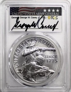 2024 U.S. ARMY Silver Medal PCGS MS70💥FLAWLESS QUALITY💥FDOI - Picture 1 of 4