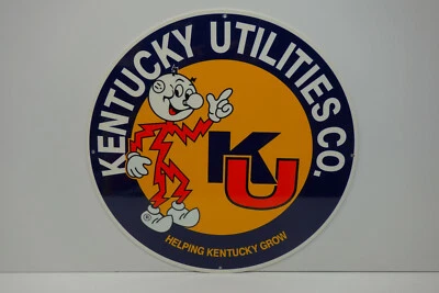 Reddy Kilowatt Kentucky Utilities KU 16" SIGN. ELECTRICIAN GIFT-AWESOME SIGN! - Image 1 of 2