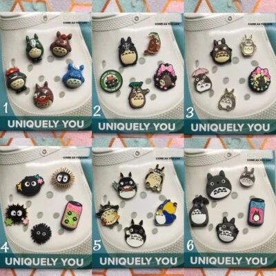 Crocs Handmade jibbitz 5pc ghibli my neighbor Totoro soot gremlin shoe charms - Image 1 of 4