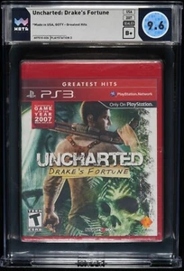 Uncharted: Drake's Fortune PS3 Greatest Hits New Sealed Graded WATA 9.6 B+ - Picture 1 of 2
