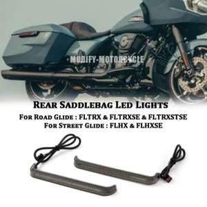 For CVO Road Glide FLTRXSE 2023-2025 LED Rear Saddlebag Brake Lights Turn Signal - Picture 1 of 12