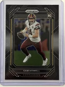 2022 Panini Chronicles Prizm Black Silver Sam Howell #PB-10 Rookie RC 🔥🔥🔥 - Picture 1 of 2