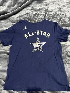 Jordan Brand 2024 NBA All-Star Navy T-Shirt Tyrese Haliburton Men’s Size Medium - Picture 1 of 4