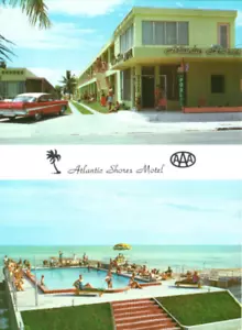 Key West Florida Atlantic Shores Motel Postkarte - Bild 1 von 3
