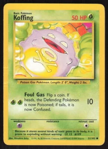 Pokemon TCG Base Set #051/102 Koffing NM - Picture 1 of 2