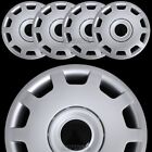15 Set of 4 Silver Wheel Covers Snap On Full Hub Caps fit R15 Tire & Steel Rim Volkswagen Passat