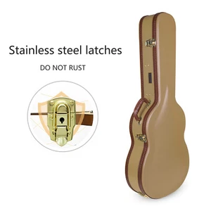 Crossrock Deluxe Super Jumbo & Similar Acoustic Guitar Arch Top Wood Guitar Case - Picture 1 of 33