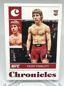 Paddy Pimblett 2022 Panini Chronicles UFC Red Rookie #D /199 #100 - Bild 1 von 2