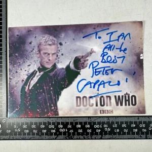 Peter Capaldi 12th Dr Who Autograph Signed Photo - Picture 1 of 4